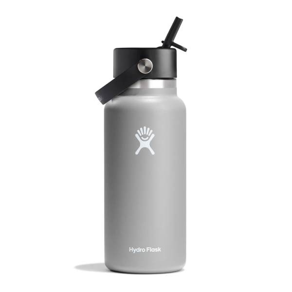Termo HydroFlask - WIDE FLEX STRAW - 32 OZ - Gris