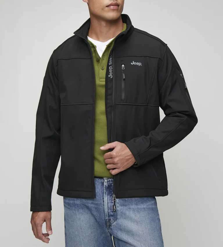 Campera Waterproof Jeep Softshell Black