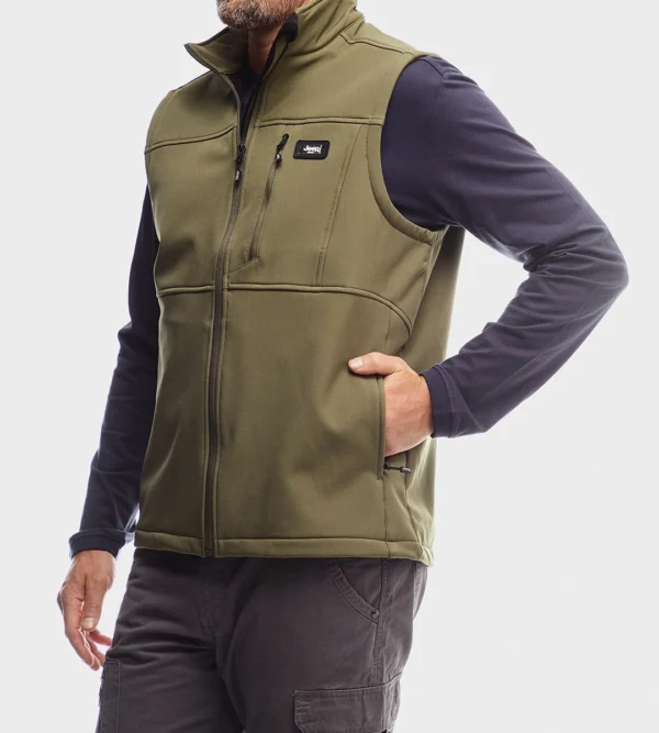 Chaleco Waterproof Jeep Softshell - Olive