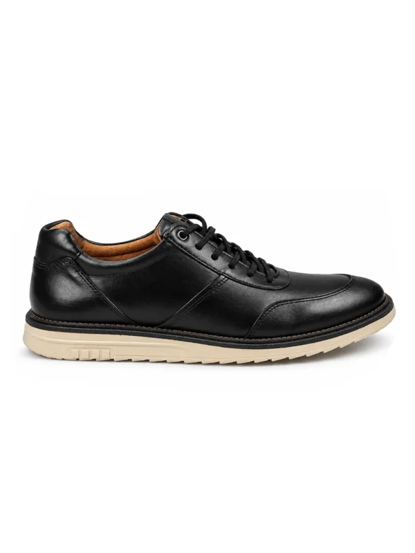 CBG003 - Calzado Perlatto Cambridge - Cuero Roma Preto Lustro