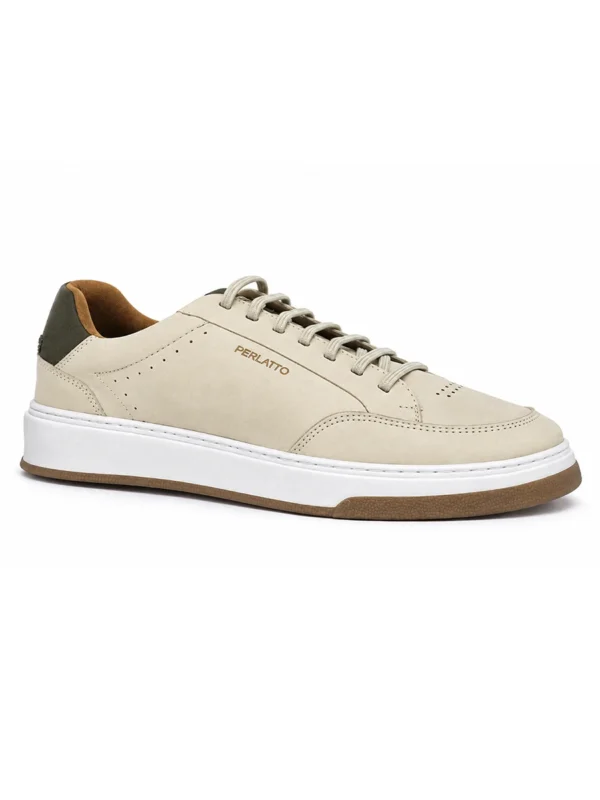 Calzado Perlatto Class - Off/Cam Marfim - CLA005
